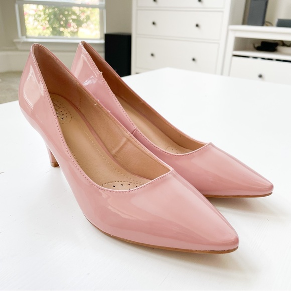 Forever Mauve PAT Pointed Toe Heels Grande-22 - Picture 6 of 8